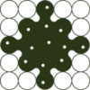 logo aceso en variante vert
