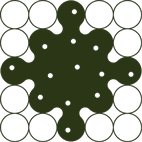 logo aceso en variante vert